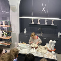 Pohádkový porcelán i Popelka: Páťáci vyrazili do Německa