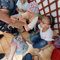 Hadi kolem krku, velbloudi na dosah – třeťáci objevovali ZOO Chleby všemi smysly